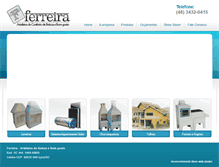 Tablet Screenshot of ferreiraconforto.com.br